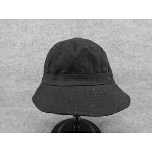 Chokolids Bucket Hat Mens L/XL Black Good Cotton Twill Sun Hat BH101